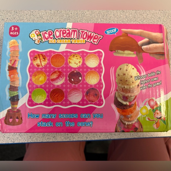Ice Cream Tower Stacking Game - Multicolor - Picture 2 of 3